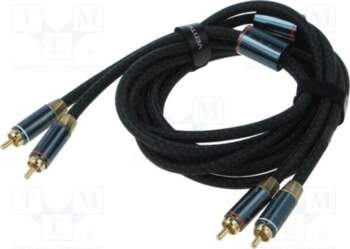 VENTION Cable; RCA plug x2,both