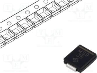 VISHAY Diode: Schottky rectifying; SMC; SMD