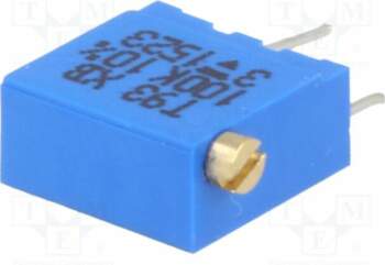 VISHAY Potentiometer: mounting; 100kΩ; multiturn; 500mW