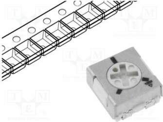 VISHAY Potentiometer: mounting; 2kΩ; single turn