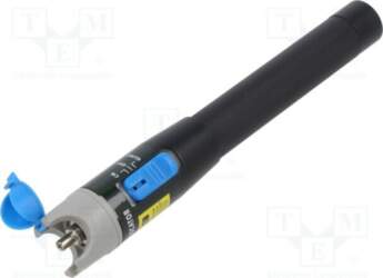 Visual fault locator; Application: fiber optics