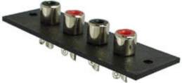 4P AMP RCA PLUG - NICKEL