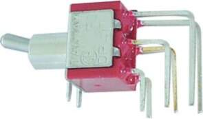 90° VERTICAL TOGGLE SWITCH DPDT ON-ON
