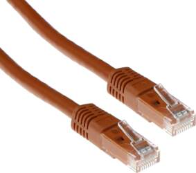 ACT CAT5E U/UTP BROWN 1.00M