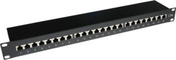 ACT PATCHPANEL 24P STP C5E+COVER |