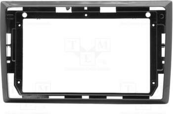 ACV Radio frame; VW; black; 9"