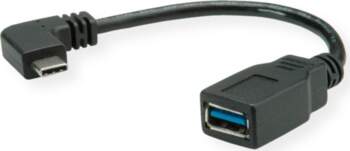 Adapteris USB TypeC 90° M -