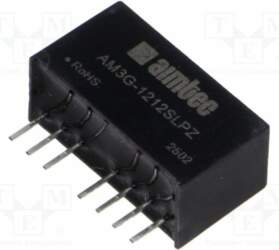 AIMTEC Converter: DC/DC; 3W; Uin: 9÷18VDC