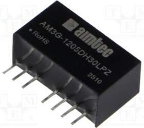 AIMTEC Converter: DC/DC; 3W; Uin: 9÷18VDC