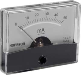 ANALOGUE CURRENT PANEL METER 50mA DC