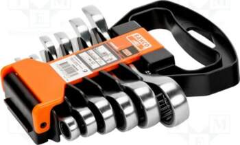BAHCO Wrench: combination spanner-set; rattle; 6pcs