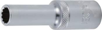 BGS TECHNIC Socket 12-p, deep 1/2"