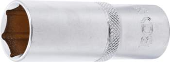 BGS TECHNIC Socket Hex, deep 1/2"