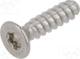 BOSSARD Screw; for plastic; 3x12; Head: