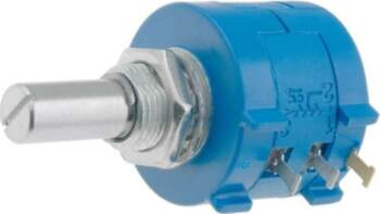 BOURNS Potentiometer: shaft; 100kΩ; multiturn; 2W