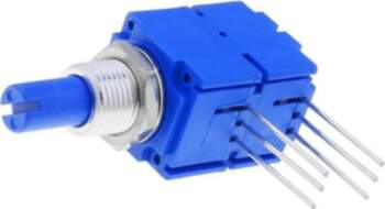 BOURNS Potentiometer: shaft; 10kΩ; single turn
