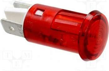 BULGIN Indicator: LED; red; IP67; quick