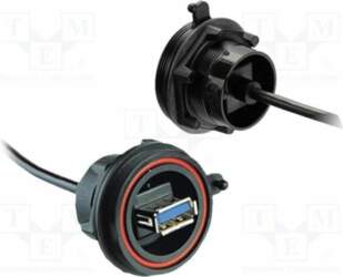 BULGIN Socket; Buccaneer; for panel mounting