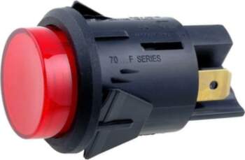 BULGIN Switch: push-button; Pos: 2; DPST-NO