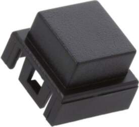 C&K Button; square; black | BTNK0190