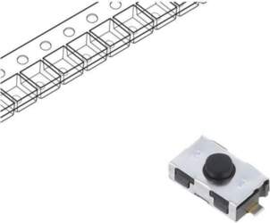 C&K Microswitch TACT; SPST-NO; Pos: 2