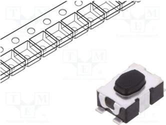 C&K Microswitch TACT; SPST-NO; Pos: 2