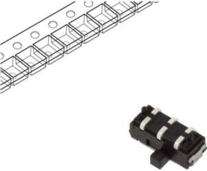 C&K Switch: slide; Pos: 2; DPDT