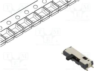 C&K Switch: slide; Pos: 2; SPDT