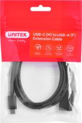 Cable adapter Unitek (C476BK-1M) USB-C (M)