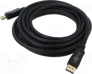 Cable; DisplayPort plug,both sides; PVC
