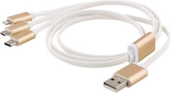 Cable EPZI USB-C, lightining, micro USB