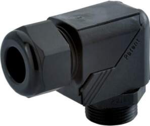Cable gland; angular; PG9; IP68; polyamide