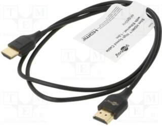 Cable; HDMI plug,both sides; 1m