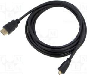 Cable; HDMI plug,micro HDMI plug