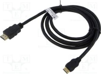 Cable; HDMI plug,mini HDMI plug