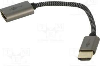 Cable; HDMI socket,HDMI plug; PVC