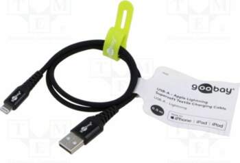 Cable; USB 2.0; Apple Lightning
