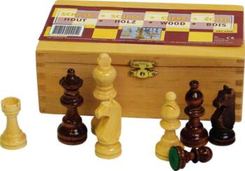 Chess ABBEY 49CM ASS 93MM Black