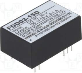 CHINFA ELECTRONICS Converter: DC/DC; 3W; Uin: