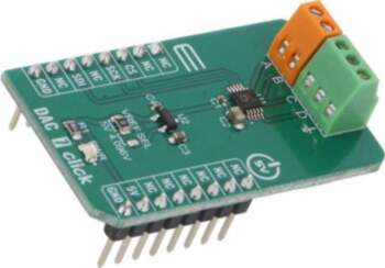 Click board; prototype board; Comp: AD5624R