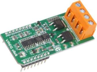Click board; prototype board; voltage regulator