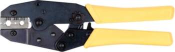 Coax crimping tool - ratchet type