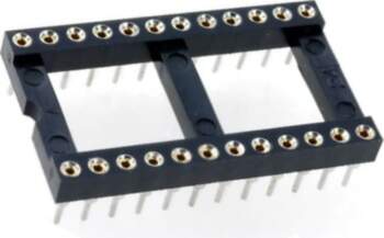 CONNFLY Socket: integrated circuits; DIP24; Pitch: