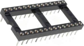 CONNFLY Socket: integrated circuits; DIP28; Pitch: