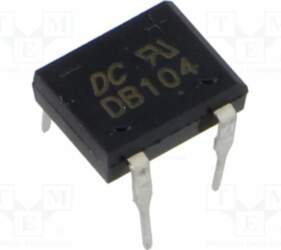 DC COMPONENTS Bridge rectifier: single-phase; 400V