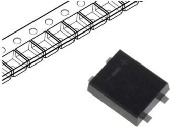 DC COMPONENTS Bridge rectifier: single-phase; Urmax: