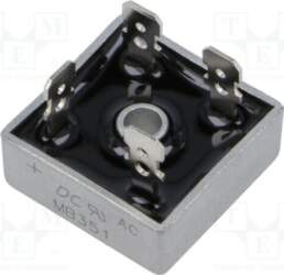 DC COMPONENTS Bridge rectifier: single-phase; Urmax: