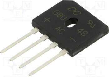 DC COMPONENTS Bridge rectifier: single-phase; Urmax: