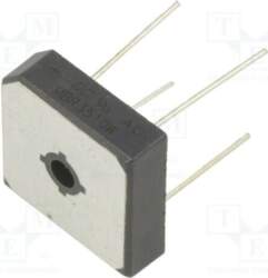 DC COMPONENTS Bridge rectifier: single-phase; Urmax: