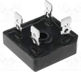 DC COMPONENTS Bridge rectifier: single-phase; Urmax: